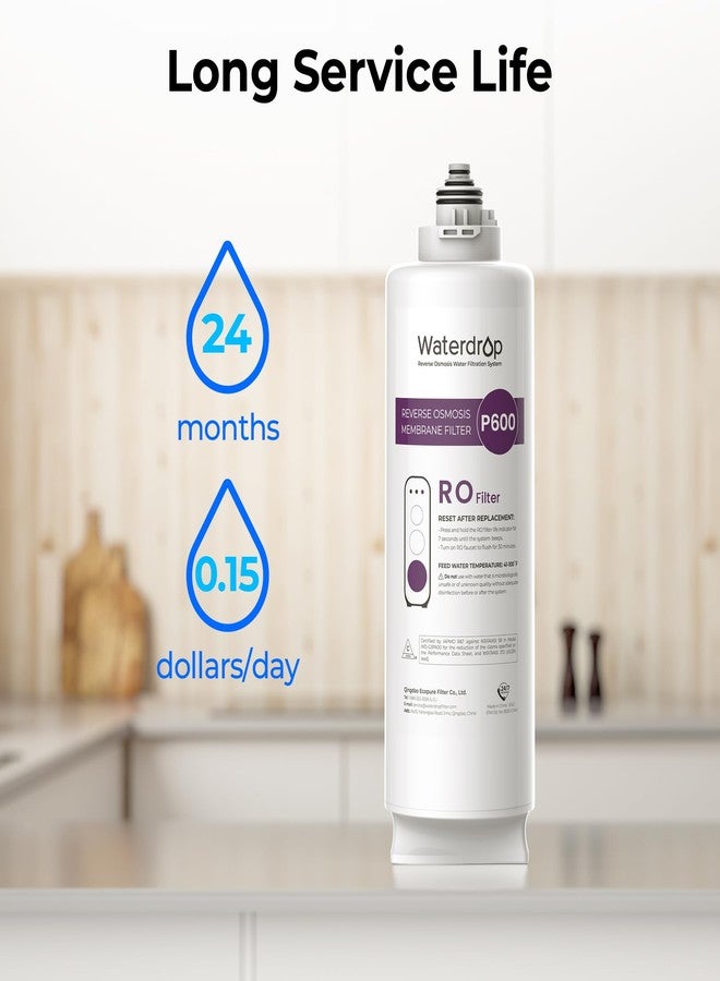 Waterdrop WD-G3P600-RO Filter, NSF Certified, Replacement for WD-G3P600 Reverse Osmosis System, 2-year Lifetime - Image 5